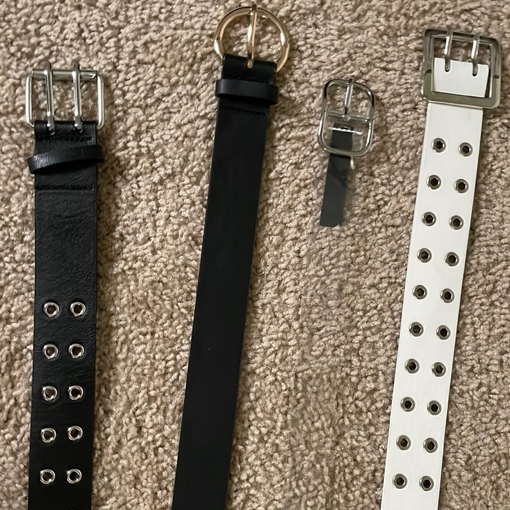Brandy belts, one size, $5 each